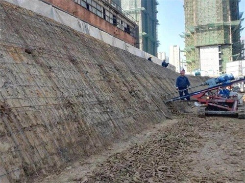 越城建筑边坡支护